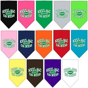 Mirage Bandana Kiss Me I'm Irish Black