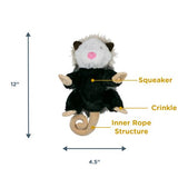 Tall Tails Rope Opossum 14in