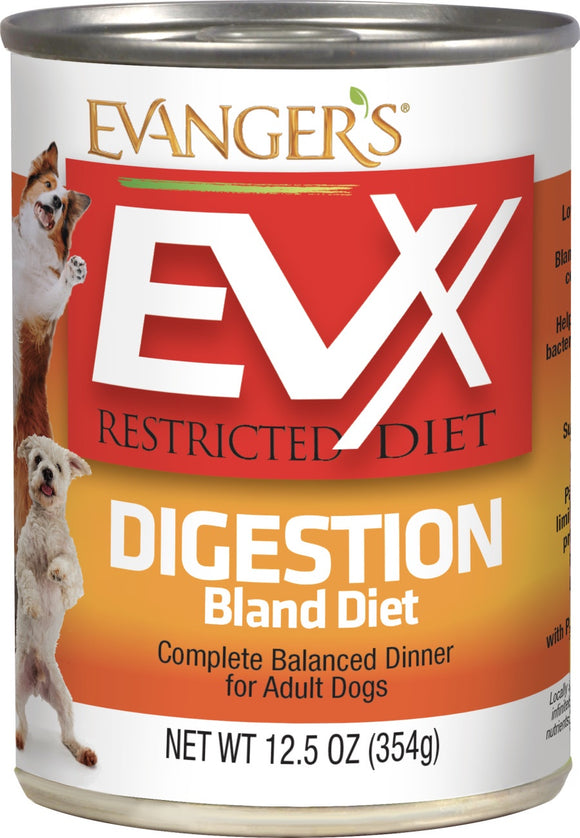 Evanger's EVx Restricted Diet Digestion Bland Diet Wet Food 12.5oz*