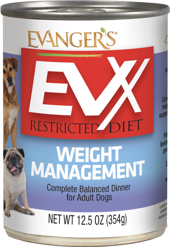 Evanger's EVx Restricted Diet Weight Management Wet Dog Food 12.5oz*